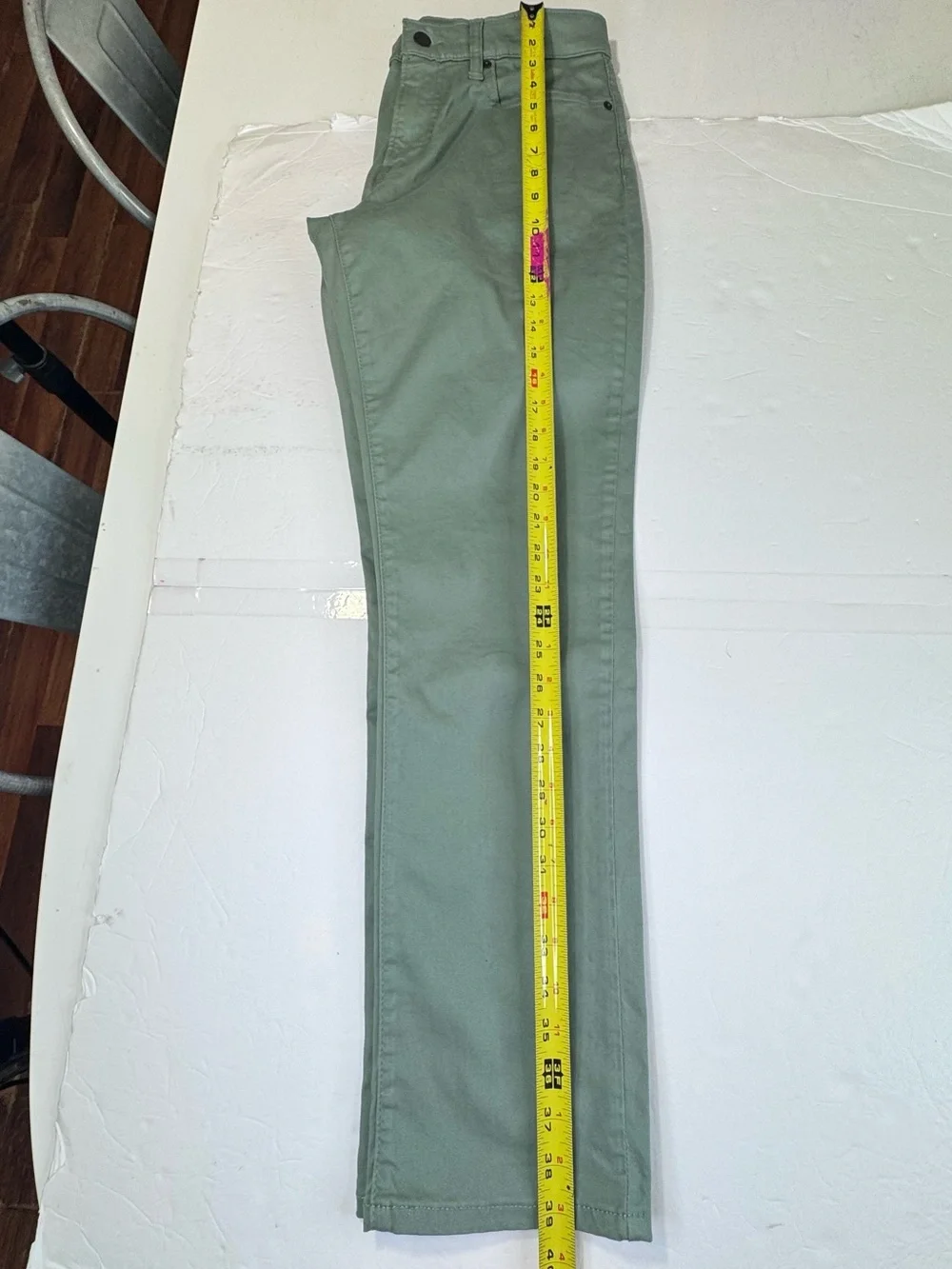 NWT Lucky Brand 410 Athletic Straight Stretch Jeans Men 30x30 Sage Green Cotton